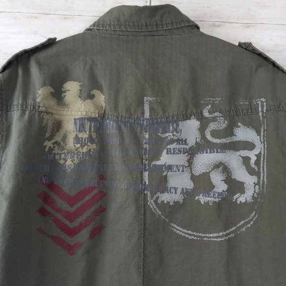 Vintage Micros Utility Field Jacket M - Picture 3 of 13